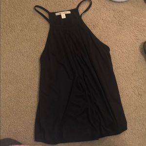 black halter tank